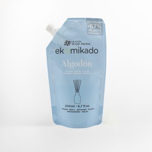 Recambio Ekomikado Algodón – Repuesto para Difusores de Varillas