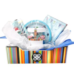 Cesta cumpleaños BLÅ FÖDELSEDAG