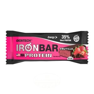 Iron Bar Barra de Proteína sabor Frutilla x 46 Grs