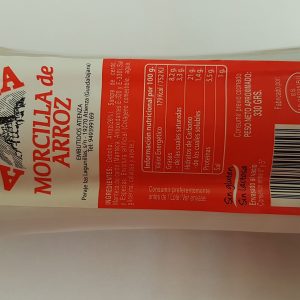 MORCILLA 330 gr.