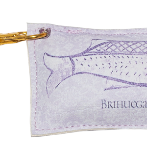 Llavero estampado Pez lavanda