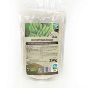 Banana verde en polvo 250g.