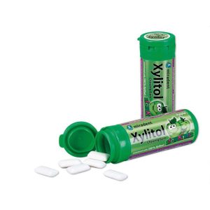 Chicles con Xilitol para niños sabor manzana