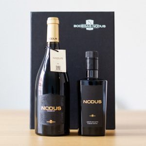 Estuche Premium vino y aceite Nodus