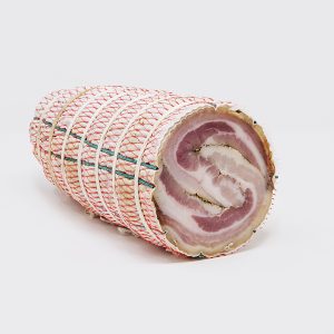 Pancetta enrollada sin piel